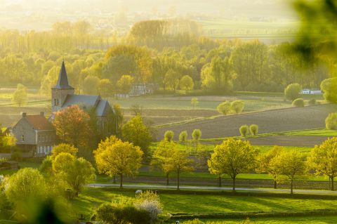 Dorpje Melden vanaf de Koppenberg