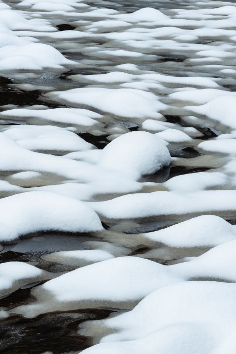 Snow patterns - Sourbrodt, Belgium