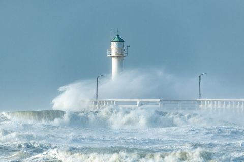 Storm Eunice - Nieuwpoort, Belgium