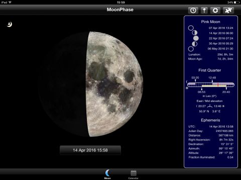 MoonPhase app