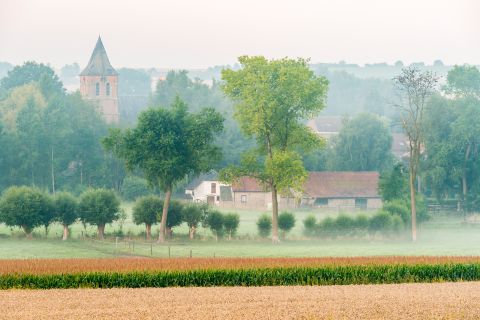 Zicht op Maarke-Kerkem vanaf Kapelleberg