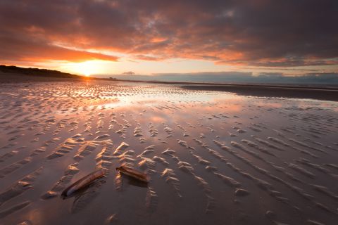 Zonsondergang in De Panne