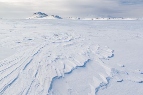 Icepatterns in Krafla mountains
